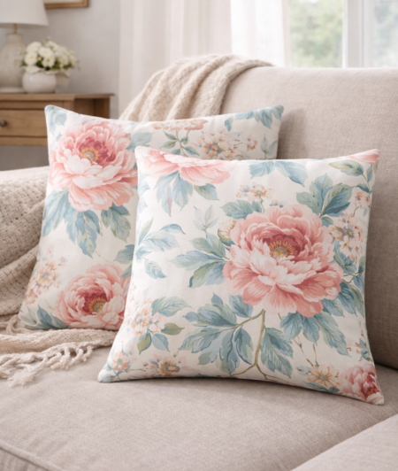 Διακοσμητικό μαξιλάρι φλοράλ